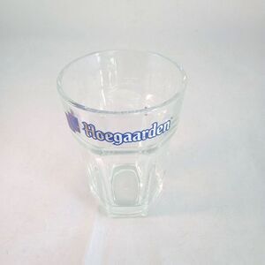 Set Of Two 2 HOEGAARDEN Beer Glasses 33L Pint Glass Thick Heavy Clear Glass